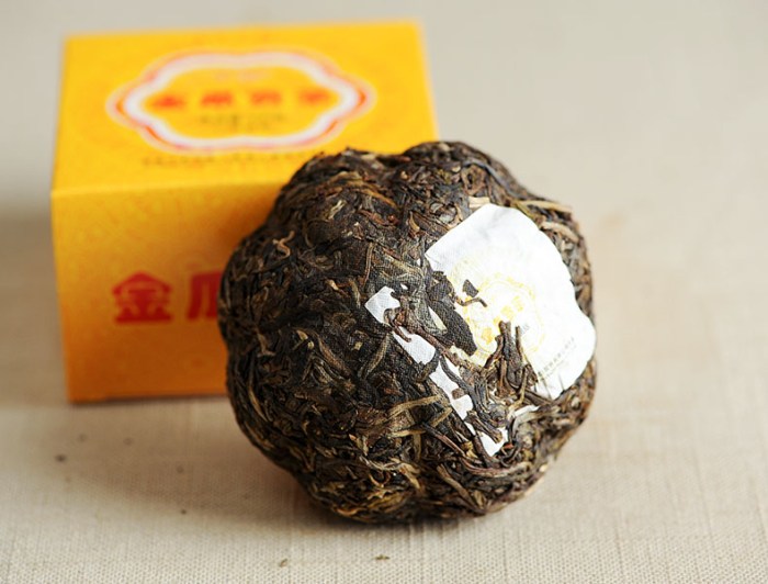Pumpkin tuocha pu erh shape